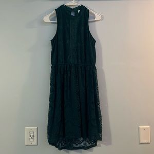 Dark Green Midi Dress